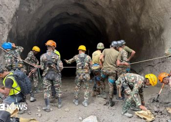 Nepal rescuers blast hillside in search of hydropower workers as families wait anxiously