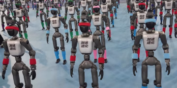 Robots humanoides chinos baten récords humanos en 100 m de velocidad y salto de altura en juegos de robots de Beijing