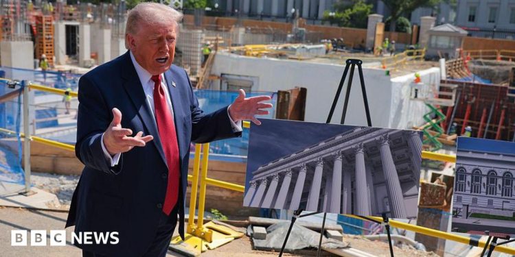 Trump asks Supreme Court to allow White House ballroom work to continue