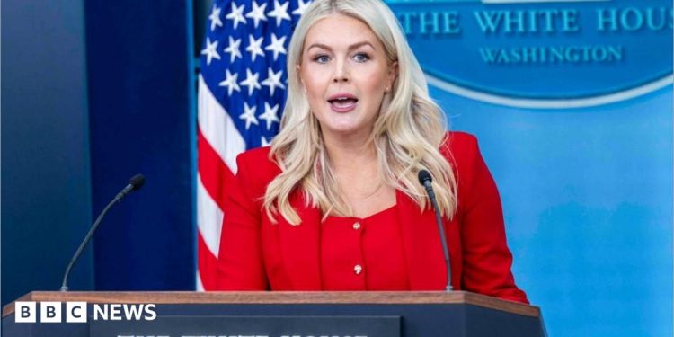 Trump says Press Secretary Karoline Leavitt to leave post