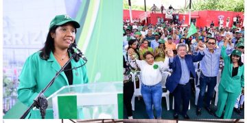 Vicealcaldesa de Los Alcarrizos abandona el PRM y se juramenta en la Fuerza del Pueblo junto a más de 300 dirigentes