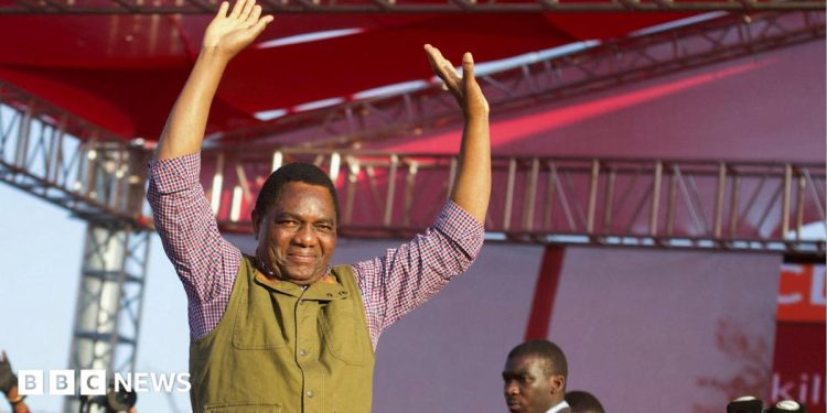 Zambia elections: Hakainde Hichilema re-elected president as main rival goes into hiding over alleged threats