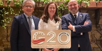 Adriana Baravalle se reunió con el CEO de NVIDIA y un funcionario de Trump en el marco del G20