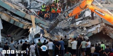 At least 12 killed after war-damaged Gaza building collapses