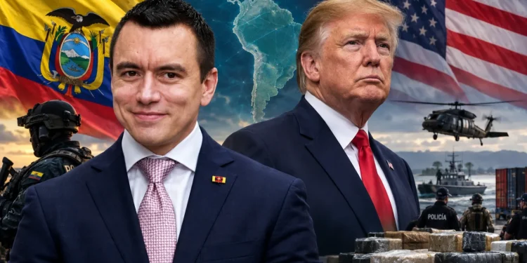 Daniel Noboa alabó la ofensiva del gobierno de Trump contra el narcotráfico en Latinoamérica