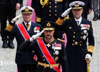 Europe's royalty pay respects to King Harald V in Norway