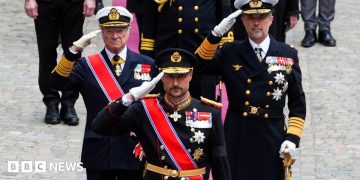 Europe's royalty pay respects to King Harald V in Norway