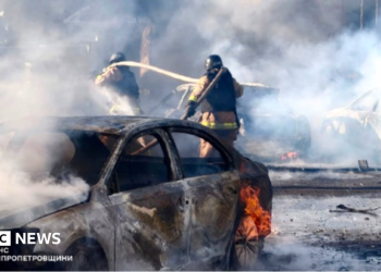Five killed and 67 injured in Russian strike on shopping centre, Ukraine says
