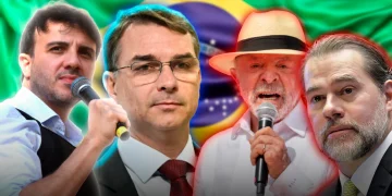 Flavio Bolsonaro respaldó a un candidato presidencial sancionado por un juez cercano a Lula