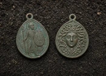 Hallan colgante medieval del siglo XI con imágenes cristianas y paganas en Rusia