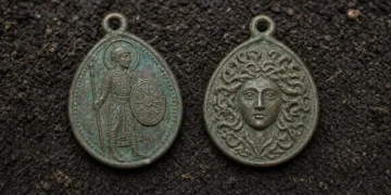 Hallan colgante medieval del siglo XI con imágenes cristianas y paganas en Rusia