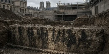 Hallan en París un muro antiguo que podría ser de la Lutetia de los parisii