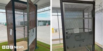 Immigrants held in small outdoor cages at 'Alligator Alcatraz' in Florida, investigators find