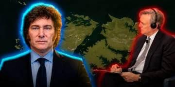 Milei se cruzó con un periodista británico y defendió la soberanía argentina de las Malvinas
