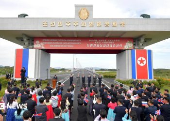 North Korea and Russia open first road bridge linking the two countries