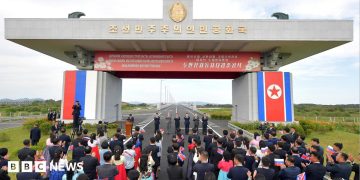 North Korea and Russia open first road bridge linking the two countries
