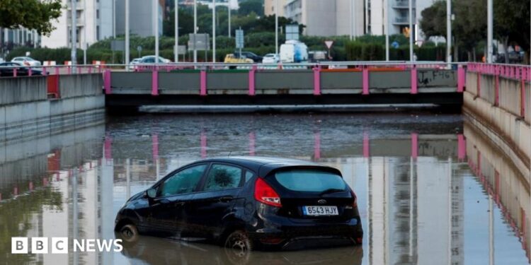 One dead after torrential rain and flash floods hit Barcelona region One dead after torrential rain and flash floods hit Barcelona region