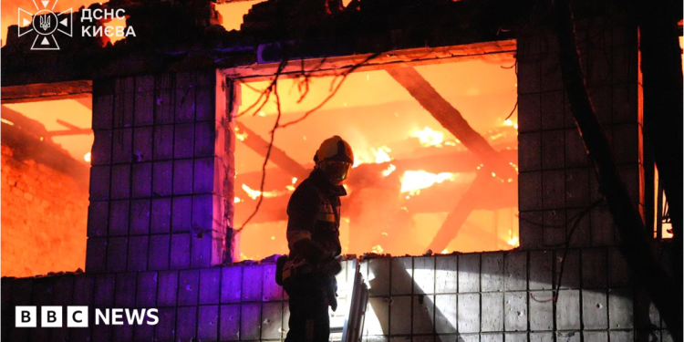 Russian attack hits rail workers in new deadly strikes on Kyiv