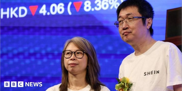 Shein shares fall in long-awaited stock market debut Shein shares fall in long-awaited stock market debut