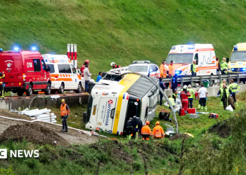 Swiss Alps coach crash kills several people, local police say
