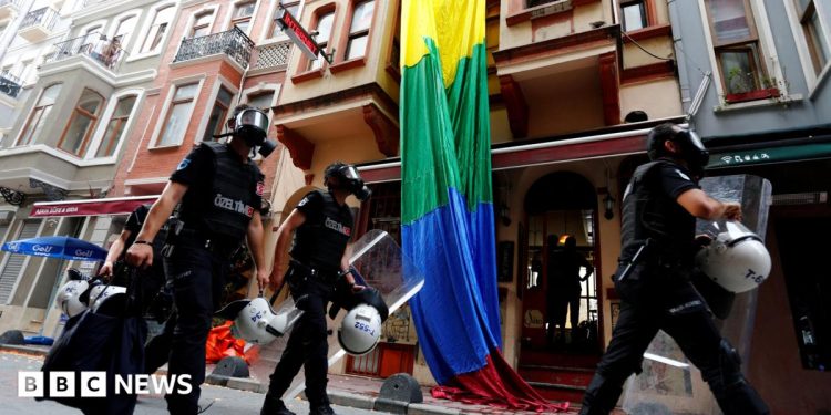 Turkish police detain dozens in raids on gay bars and homes of LGBTQ+ activists