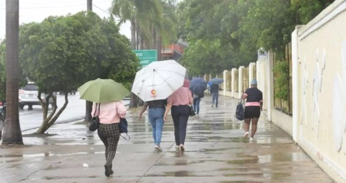 Vaguada asociada a remanentes de Dolly provocará fuertes aguaceros este martes, según Indomet