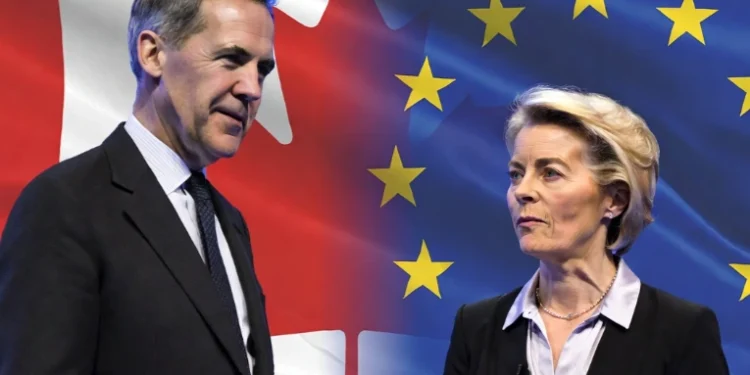 Von der Leyen propuso que Canadá sea el primer miembro asociado de la Unión Europea Von der Leyen propuso que Canadá sea el primer miembro asociado de la Unión Europea