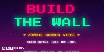 White House pulls Tetris-style 'Build The Wall' game after copyright concern