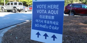Los demócratas lideran el voto anticipado en Georgia (EE.UU.)